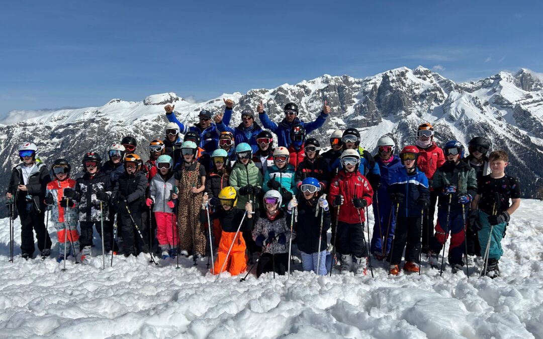 Great Attitude at Altitude on Ski Trip